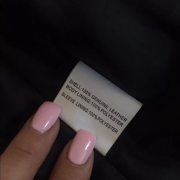 Miss Top Gun Genuine Leather Jacket Size XS - Picture 4 of 5